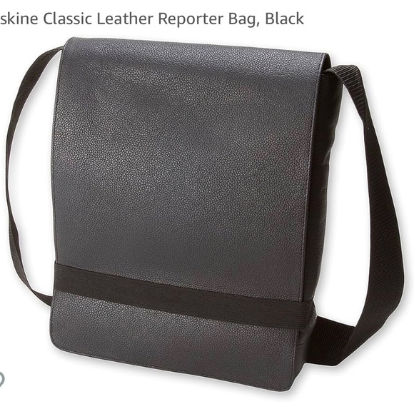 Moleskine Bags Nwt Moleskine Classic Black Pu Leather Reporter